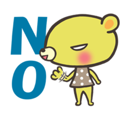 Kawaii little Bear sticker #1350886