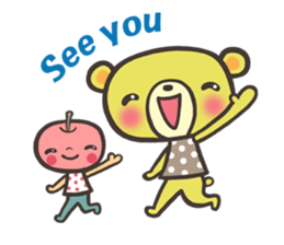 Kawaii little Bear sticker #1350887