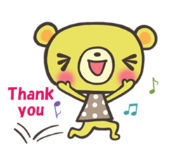 Kawaii little Bear sticker #1350893