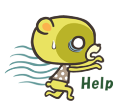 Kawaii little Bear sticker #1350895