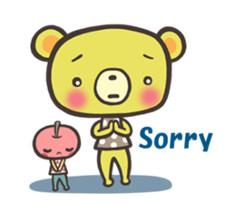 Kawaii little Bear sticker #1350900