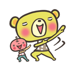 Kawaii little Bear sticker #1350916