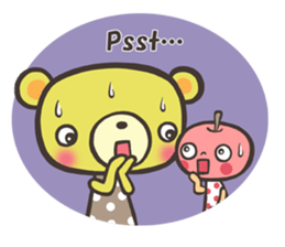 Kawaii little Bear sticker #1350917