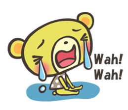 Kawaii little Bear sticker #1350920