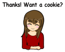 Tough girl (English version) sticker #1351364