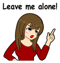 Tough girl (English version) sticker #1351368