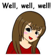 Tough girl (English version) sticker #1351369