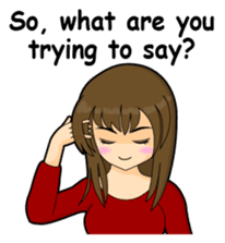 Tough girl (English version) sticker #1351370