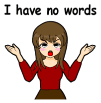 Tough girl (English version) sticker #1351372