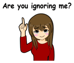 Tough girl (English version) sticker #1351378