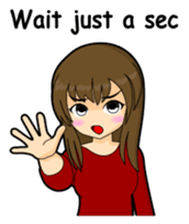 Tough girl (English version) sticker #1351384