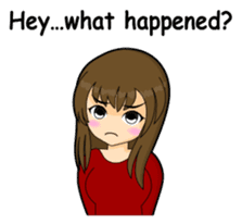 Tough girl (English version) sticker #1351385