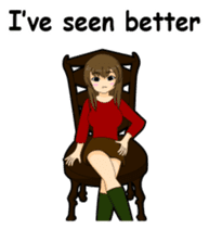 Tough girl (English version) sticker #1351387