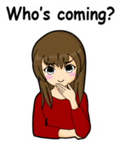 Tough girl (English version) sticker #1351391