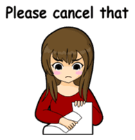 Tough girl (English version) sticker #1351396