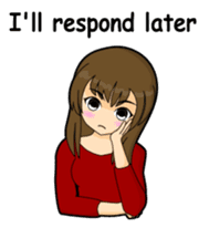 Tough girl (English version) sticker #1351397