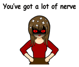 Tough girl (English version) sticker #1351398