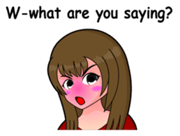 Tough girl (English version) sticker #1351399