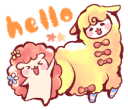 Animal round and round sticker #1351602