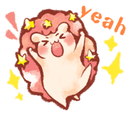 Animal round and round sticker #1351605