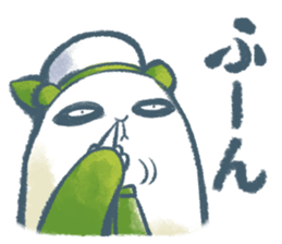 Animal round and round sticker #1351614