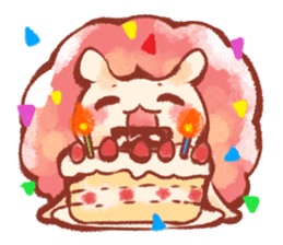 Animal round and round sticker #1351623