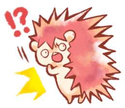 Animal round and round sticker #1351628