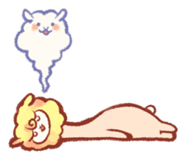 Animal round and round sticker #1351631