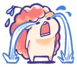 Animal round and round sticker #1351634