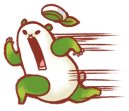 Animal round and round sticker #1351636