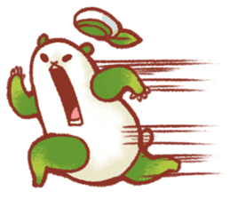 Animal round and round sticker #1351636