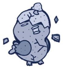 Animal round and round sticker #1351637