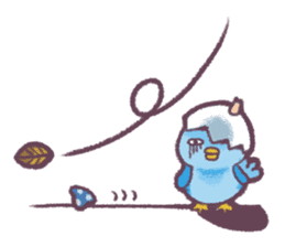 Animal round and round sticker #1351641