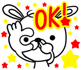 Rabbit nose anxious sticker #1351657