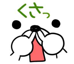 Rabbit nose anxious sticker #1351662