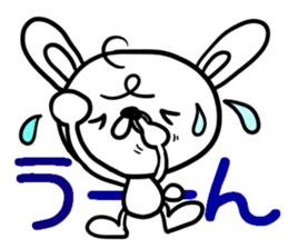 Rabbit nose anxious sticker #1351666