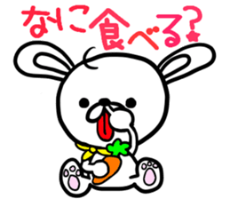 Rabbit nose anxious sticker #1351669