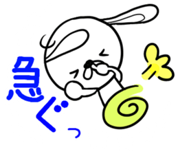 Rabbit nose anxious sticker #1351675