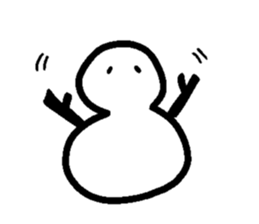 Snowman-Yukidaruman- sticker #1351962