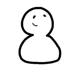 Snowman-Yukidaruman- sticker #1351964