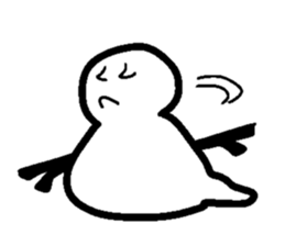 Snowman-Yukidaruman- sticker #1351973