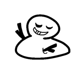 Snowman-Yukidaruman- sticker #1351974