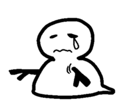 Snowman-Yukidaruman- sticker #1351981