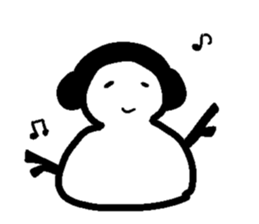 Snowman-Yukidaruman- sticker #1351982