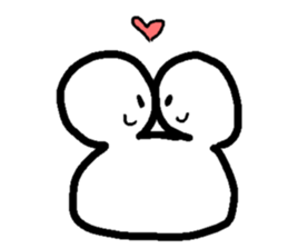 Snowman-Yukidaruman- sticker #1351989