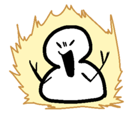 Snowman-Yukidaruman- sticker #1351994