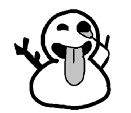 Snowman-Yukidaruman- sticker #1351998