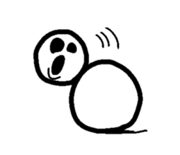 Snowman-Yukidaruman- sticker #1351999