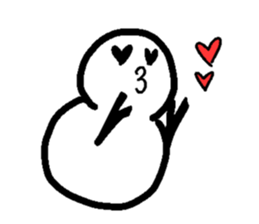 Snowman-Yukidaruman- sticker #1352001