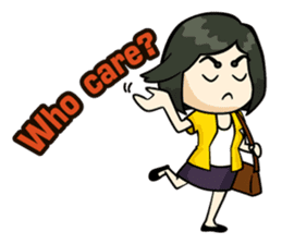 Ordinary Office girl sticker #1352045